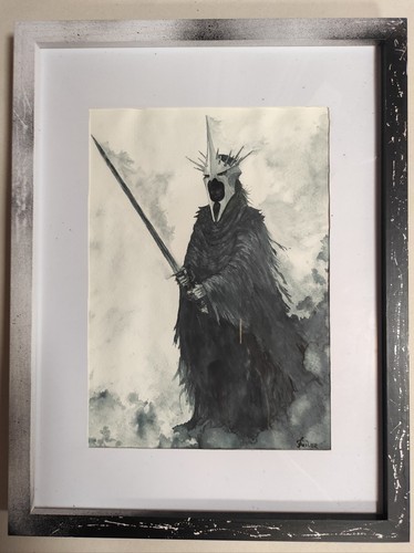 Aquarell herr der ringe - herr, ringe,