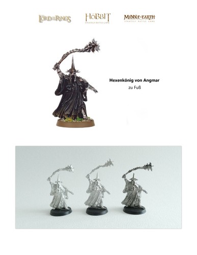 Zinn hexenkönig von angmar - -,